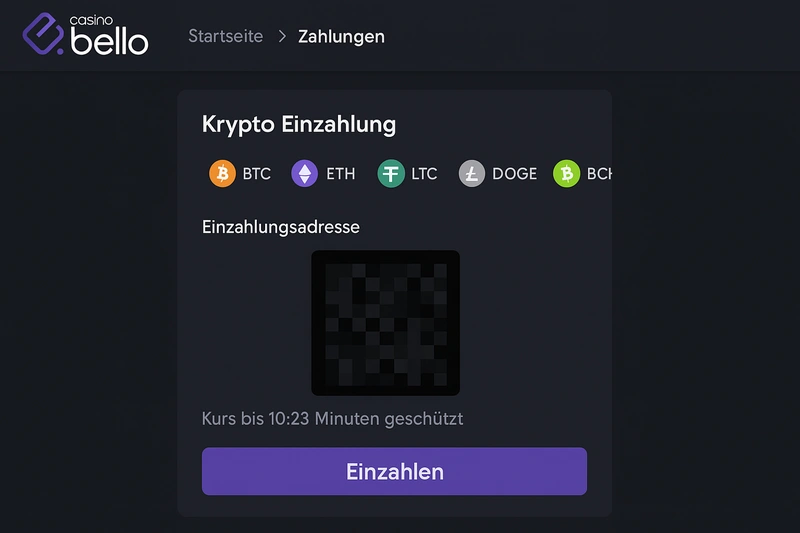 casinobello crypto page